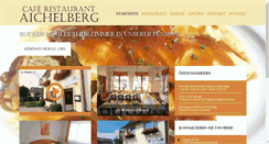 Desktop Screenshot of cafe-restaurant-aichelberg.de